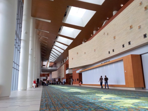 Inside the Music City Center.