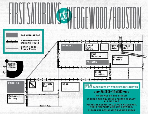 arts & music at wedgewood/houston map