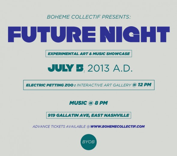 Future Night Flyer Boheme Collectif